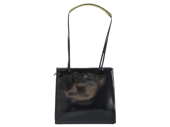 Salvatore Ferragamo Tote Bag Emaille Schwarz Auth 161124 - vista 13