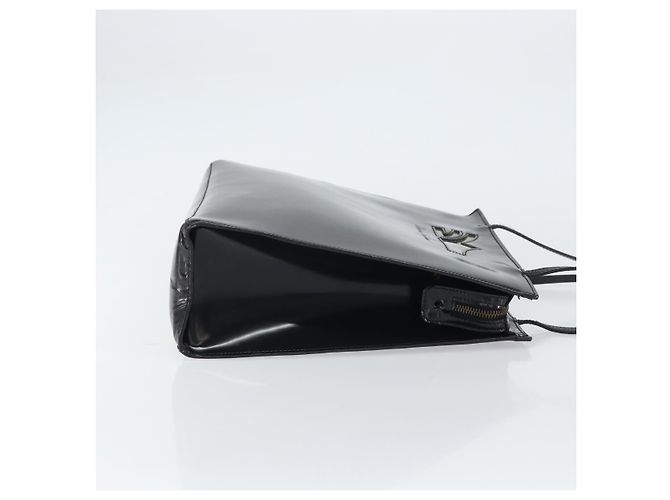 Salvatore Ferragamo Tote Bag Emaille Schwarz Auth 161124 - vista 3