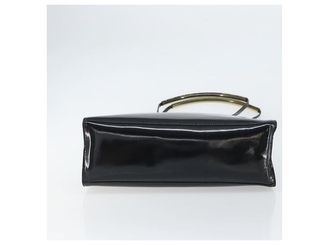 Salvatore Ferragamo Tote Bag Emaille Schwarz Auth 161124 - vista 5
