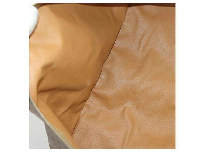 Céline Funda para prendas de lona Macadam CELINE en cuero PVC marrón Auth gh1467 Castaño - vista 12