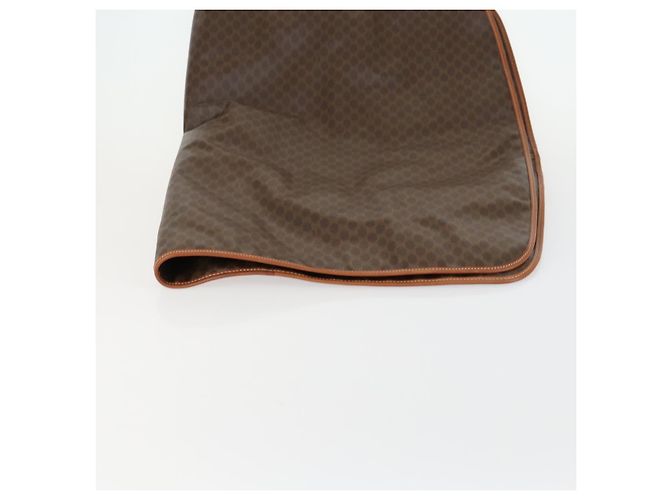 Céline Funda para prendas de lona Macadam CELINE en cuero PVC marrón Auth gh1467 Castaño - vista 3