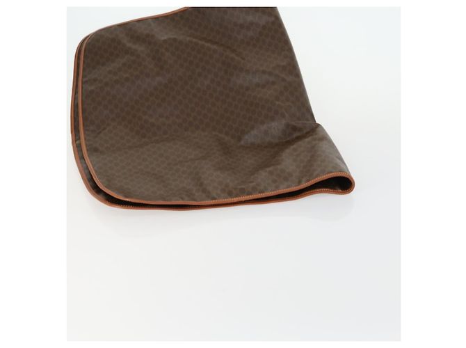 Céline Funda para prendas de lona Macadam CELINE en cuero PVC marrón Auth gh1467 Castaño - vista 4