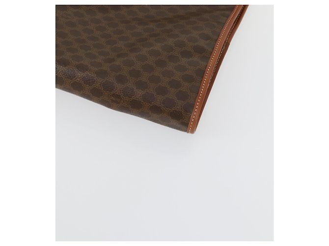 Céline Funda para prendas de lona Macadam CELINE en cuero PVC marrón Auth gh1467 Castaño - vista 7