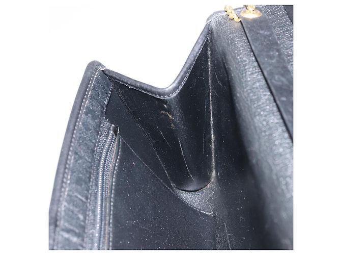 Borsa a spalla in tela Trotter Christian Dior nera e oro Auth 160947 Nero D'oro - vista 20
