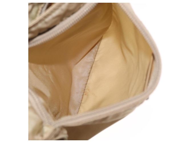 Borsa a Spalla PRADA Nylon Beige Argento Autentica 160510 - vista 22