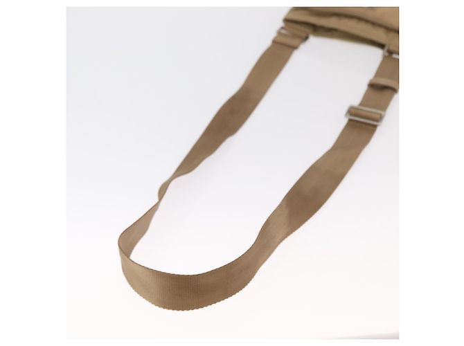 Borsa a Spalla PRADA Nylon Beige Argento Autentica 160510 - vista 7