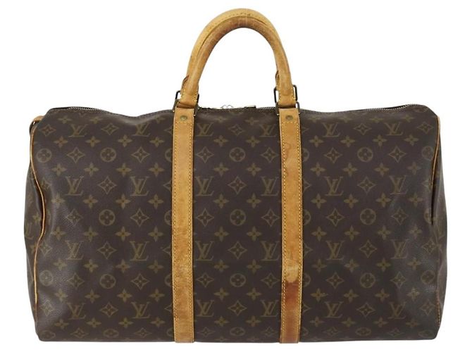 LOUIS VUITTON Monogram Keepall 50 Boston Tasche M41426 LV Auth am10385 Monogramm - Ansicht 13