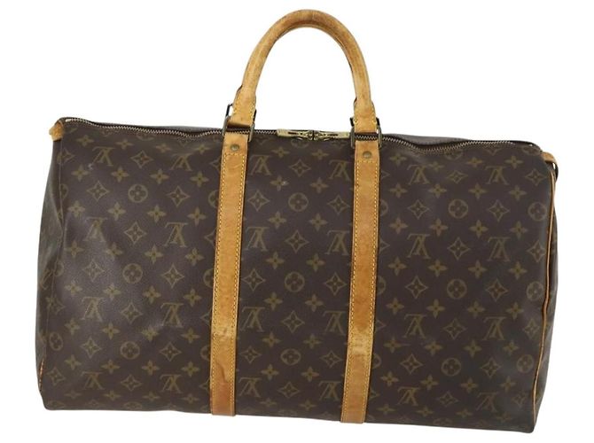 LOUIS VUITTON Monogram Keepall 50 Boston Tasche M41426 LV Auth am10385 Monogramm - Ansicht 2