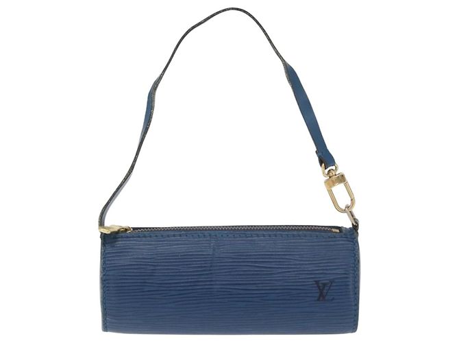 LOUIS VUITTON Epi Soufflot Tasche Blau LV Auth 158625 - Ansicht 13