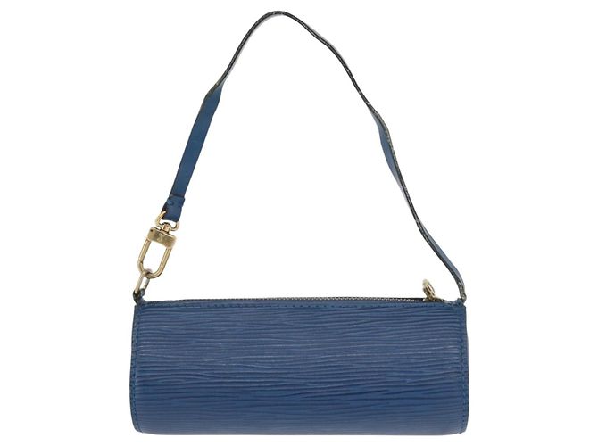 LOUIS VUITTON Epi Soufflot Tasche Blau LV Auth 158625 - Ansicht 2