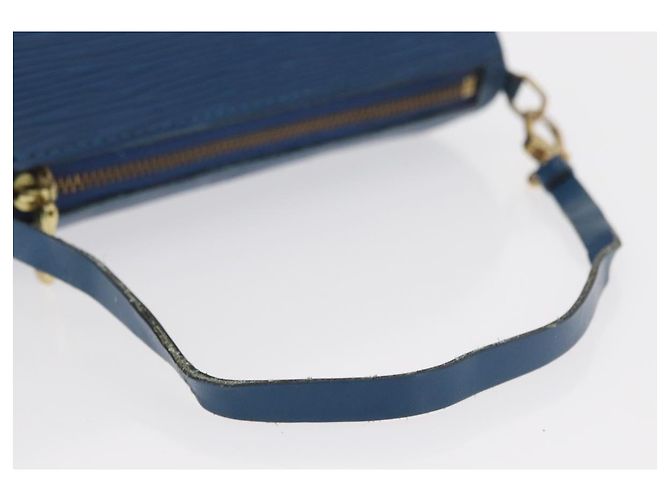 LOUIS VUITTON Epi Soufflot Tasche Blau LV Auth 158625 - Ansicht 7