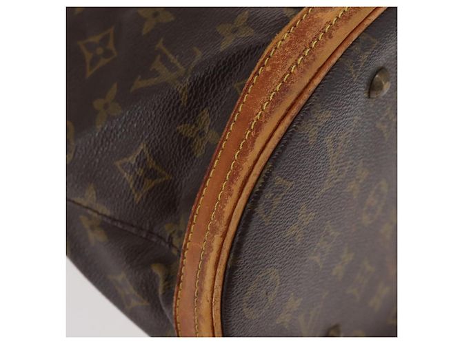 LOUIS VUITTON Borsa a Spalla Monogram Bucket GM M42236 LV Auth hk3283 Monogramma - vista 9