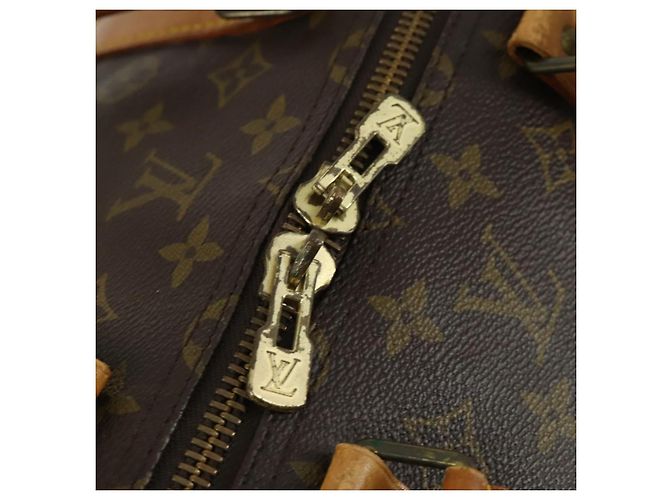 LOUIS VUITTON Borsa Boston Monogram Keepall 55 M41424 LV Auth 159392 Monogramma - vista 10