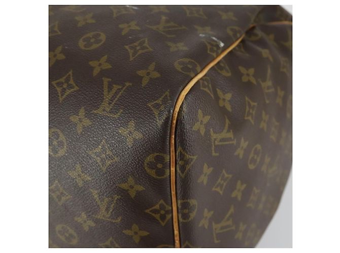 LOUIS VUITTON Borsa Boston Monogram Keepall 55 M41424 LV Auth 159392 Monogramma - vista 14