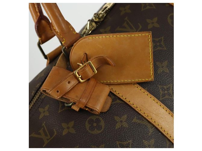 LOUIS VUITTON Borsa Boston Monogram Keepall 55 M41424 LV Auth 159392 Monogramma - vista 19