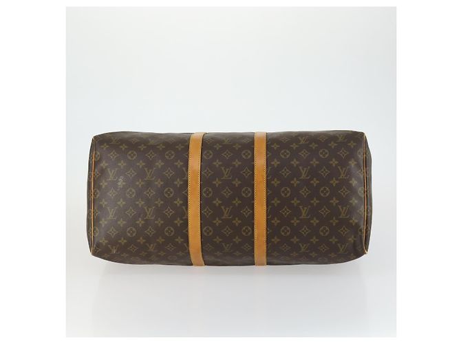 LOUIS VUITTON Borsa Boston Monogram Keepall 55 M41424 LV Auth 159392 Monogramma - vista 5