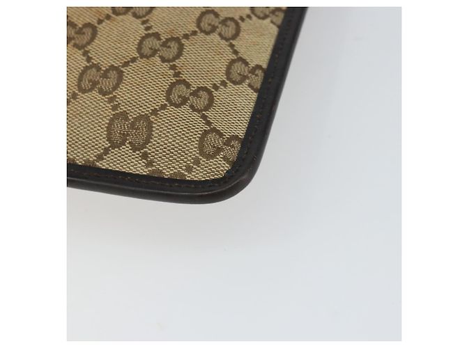 Borsa a Spalla GG Canvas Gucci Beige Argento 019 0348 Auth 161082 - vista 15