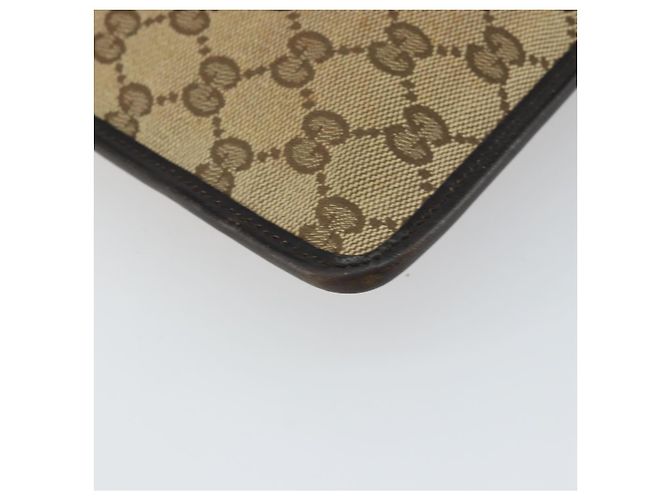 Borsa a Spalla GG Canvas Gucci Beige Argento 019 0348 Auth 161082 - vista 16