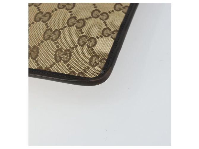 Borsa a Spalla GG Canvas Gucci Beige Argento 019 0348 Auth 161082 - vista 9