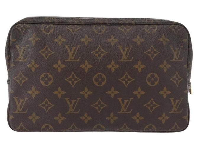LOUIS VUITTON Monogram Trousse Toilette 28 Bolsa Clutch M47522 LV Auth 161479 Monograma - vista 2