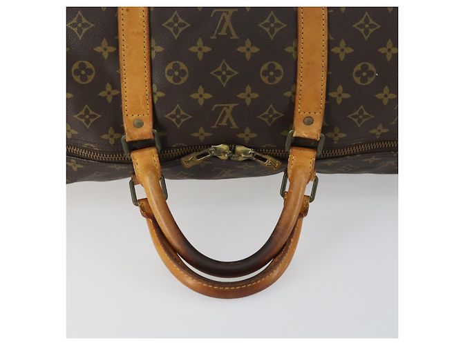 LOUIS VUITTON Borsa Boston Monogram Keepall 60 M41422 Auth LV am10373 Monogramma - vista 7