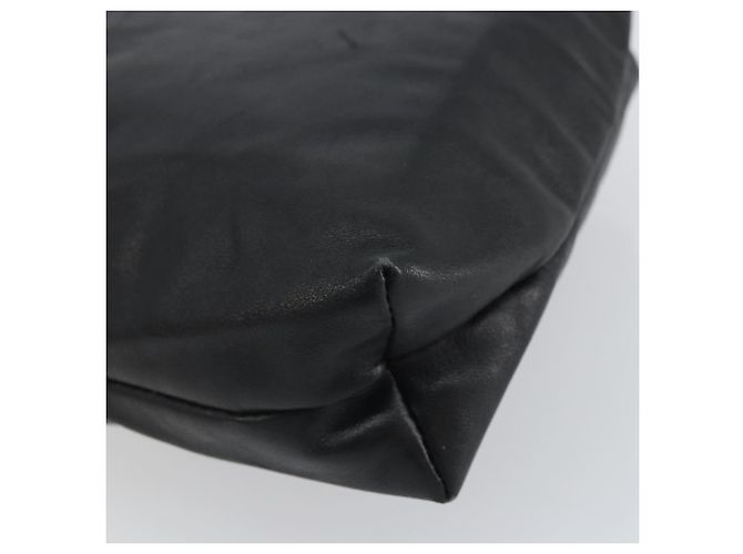 Borsa a Spalla in Pelle Nera GUCCI 001 3378 3754 Auth 161717 Nero - vista 16