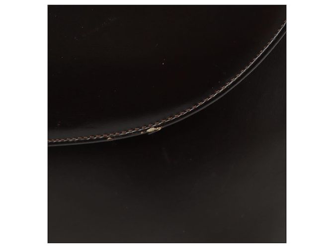Borsa a mano Christian Dior in pelle di vitello 2 in 1 nera e oro Auth 160831 Nero D'oro - vista 2