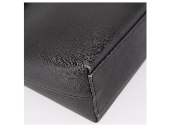 Borsa a Spalla Gancini in Pelle Grigia Argento Salvatore Ferragamo Auth hk3307 - vista 9