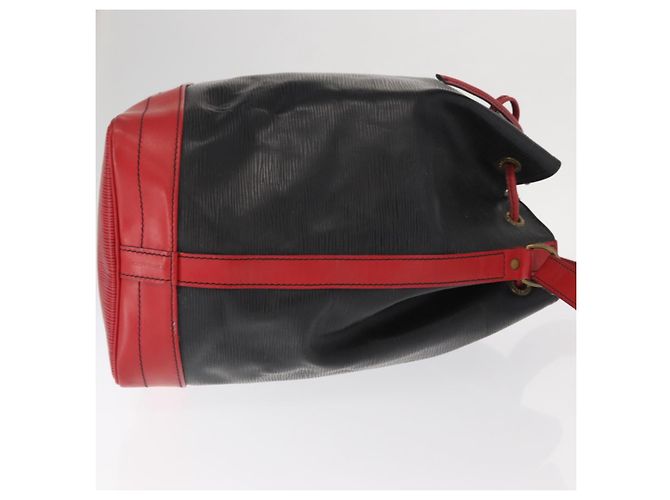 LOUIS VUITTON Epi Noe Schultertasche Bicolor Schwarz Rot M44017 LV Auth 159997 - Ansicht 3