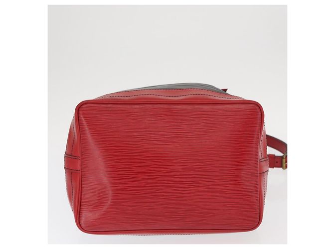 LOUIS VUITTON Epi Noe Schultertasche Bicolor Schwarz Rot M44017 LV Auth 159997 - Ansicht 5