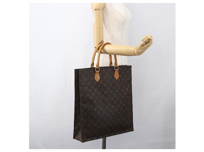 LOUIS VUITTON Borsa Sac Plat Monogram M51140 LV Auth 161376 Monogramma - vista 19