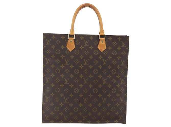 LOUIS VUITTON Borsa Sac Plat Monogram M51140 LV Auth 161376 Monogramma - vista 2