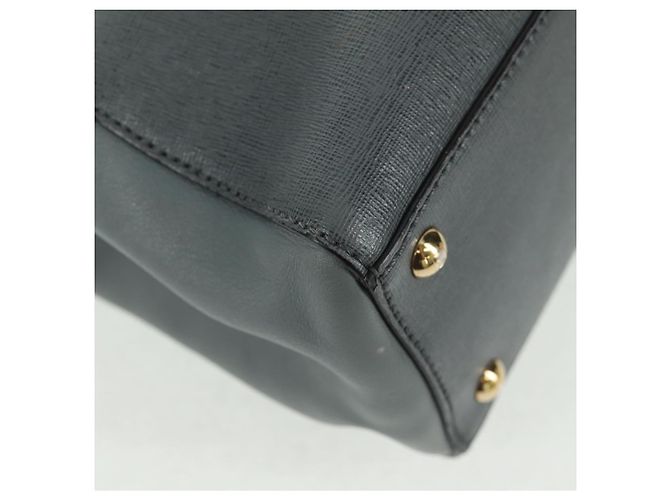 FENDI Borsa a mano To joule in pelle 2 in 1 grigia oro Auth 160854 Marrone D'oro - vista 16