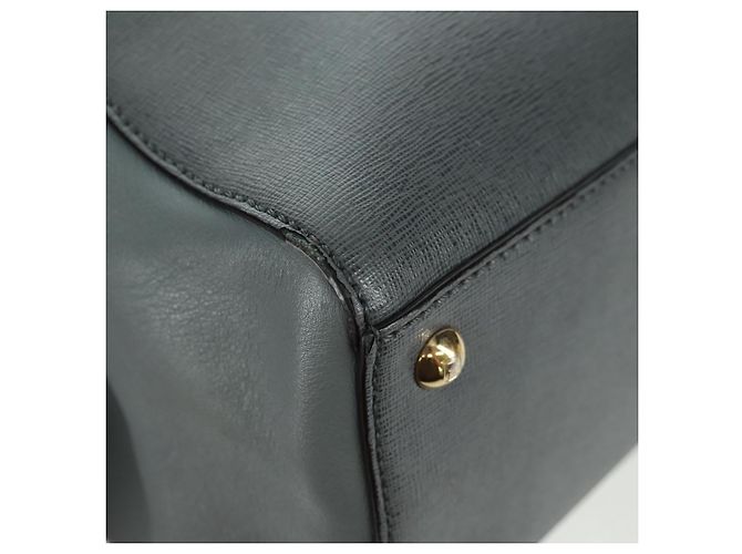 FENDI Borsa a mano To joule in pelle 2 in 1 grigia oro Auth 160854 Marrone D'oro - vista 18