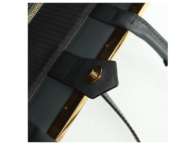 FENDI Borsa a mano To joule in pelle 2 in 1 grigia oro Auth 160854 Marrone D'oro - vista 22