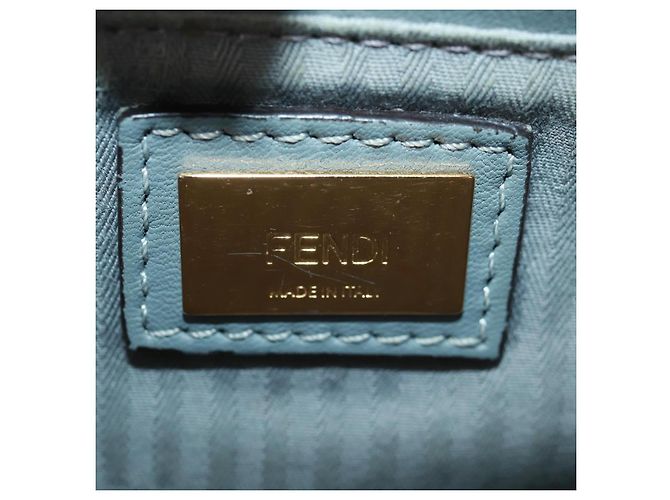 FENDI Borsa a mano To joule in pelle 2 in 1 grigia oro Auth 160854 Marrone D'oro - vista 23