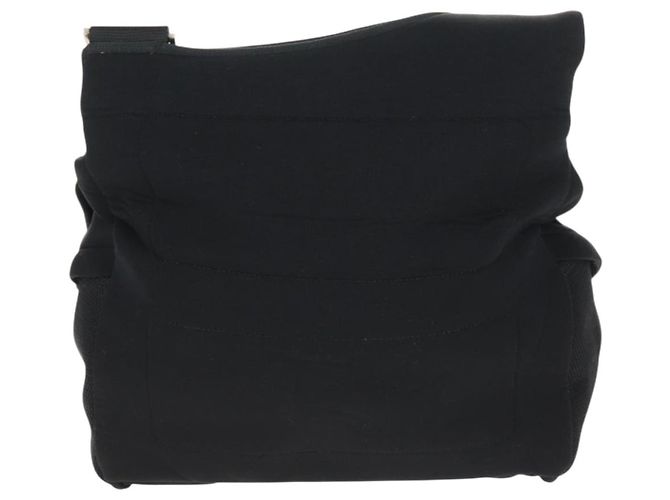 Borsa a Spalla Sportiva PRADA in Nylon Nero Argento Autentica 160515 - vista 2