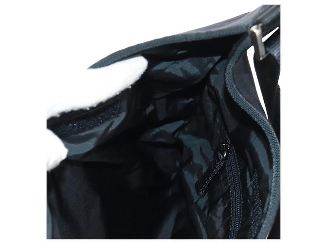 Borsa a Spalla Sportiva PRADA in Nylon Nero Argento Autentica 160515 - vista 23