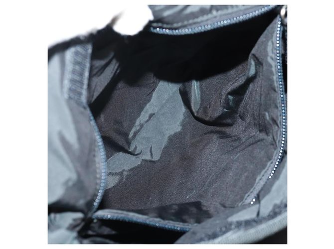 Borsa a Spalla Sportiva PRADA in Nylon Nero Argento Autentica 160515 - vista 26