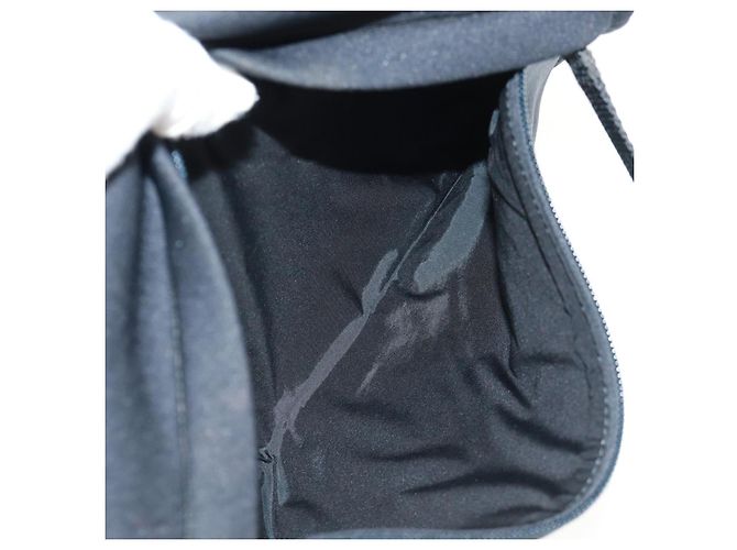 Borsa a Spalla Sportiva PRADA in Nylon Nero Argento Autentica 160515 - vista 28