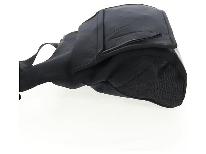Borsa a Spalla Sportiva PRADA in Nylon Nero Argento Autentica 160515 - vista 3