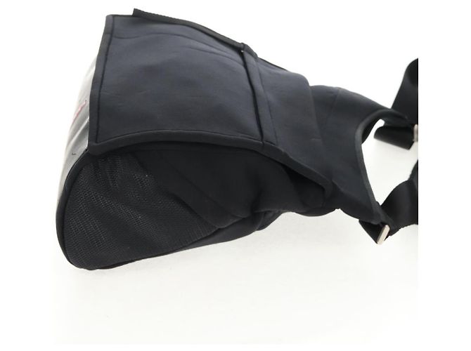 Borsa a Spalla Sportiva PRADA in Nylon Nero Argento Autentica 160515 - vista 4
