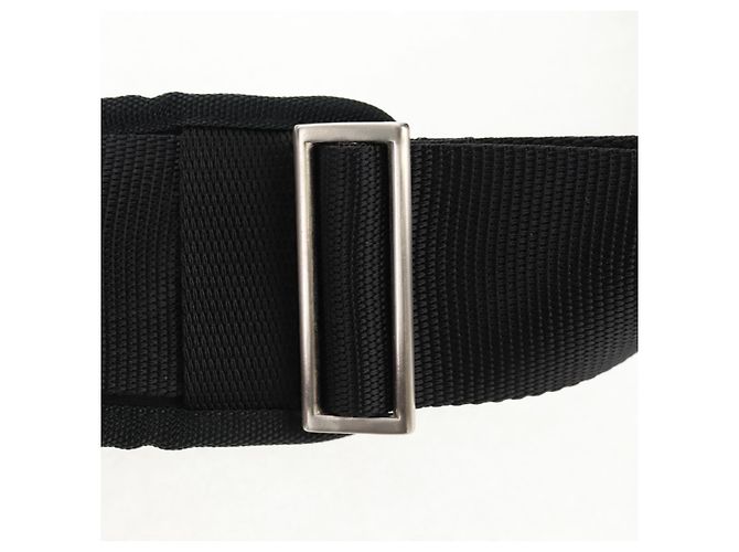 Borsa a Spalla Sportiva PRADA in Nylon Nero Argento Autentica 160515 - vista 8