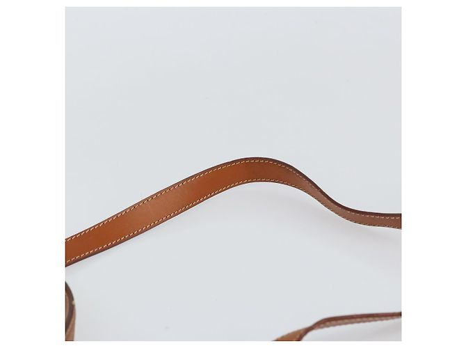 Céline Borsa a mano in tela Macadam CELINE in pelle PVC 2 in 1 marrone oro Auth 161500 D'oro - vista 14