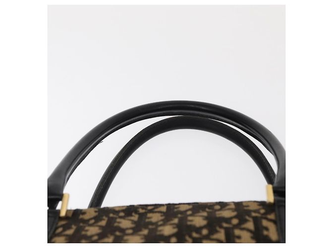 Borsa Boston in tela Trotter Christian Dior blu Auth 160915 Blu navy - vista 14