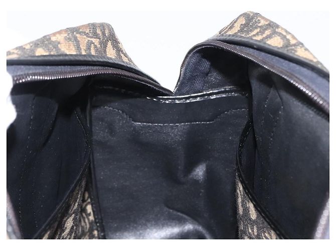 Borsa Boston in tela Trotter Christian Dior blu Auth 160915 Blu navy - vista 20