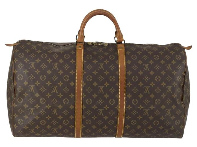 LOUIS VUITTON Borsa Boston Monogram Keepall 60 M41422 LV Auth hk3288 Monogramma - vista 2
