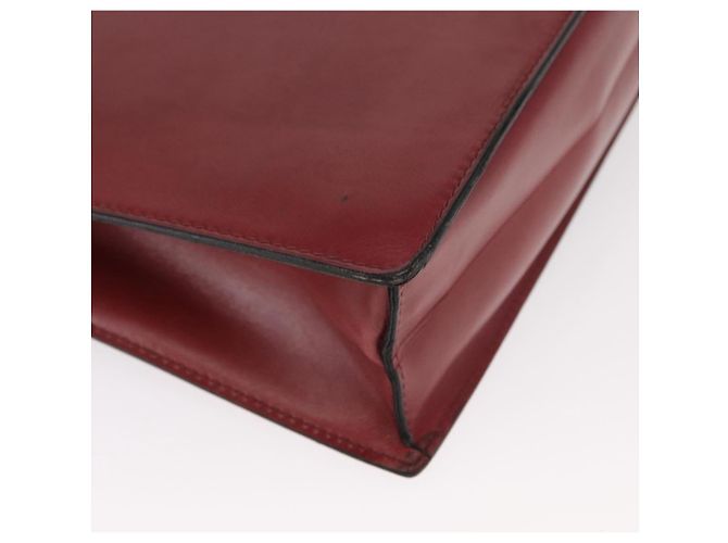 Céline Borsa a mano CELINE in pelle rossa dorata Auth 161005 Rosso D'oro - vista 15