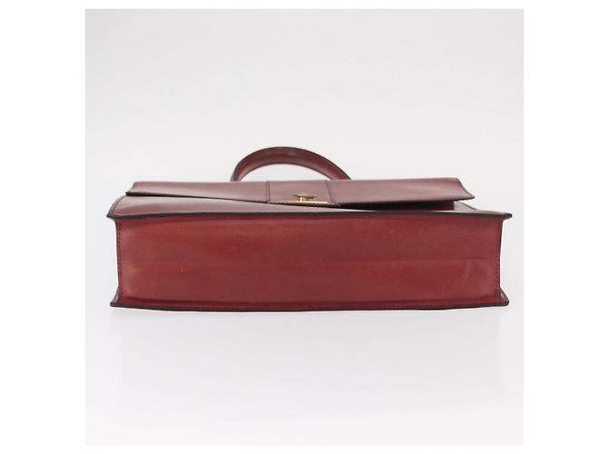 Céline Borsa a mano CELINE in pelle rossa dorata Auth 161005 Rosso D'oro - vista 5