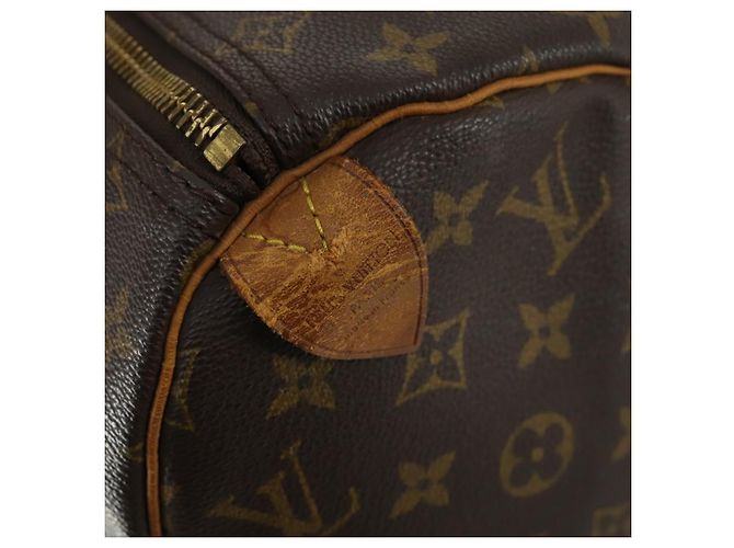 LOUIS VUITTON Borsa Boston Monogram Keepall 45 M41428 LV Auth am10376 Monogramma - vista 17